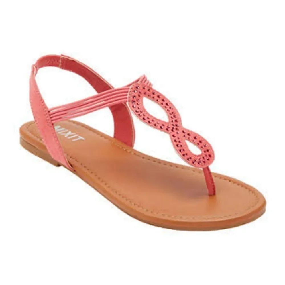 BRAND NEW MIXIT ROUND TOE SLIP-ON ANKLE STRAP WOMEN"S SANDAL